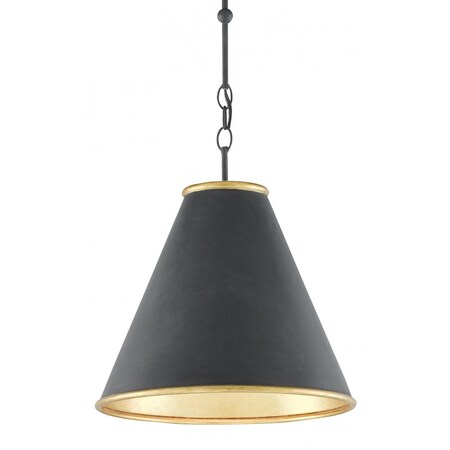 Currey Pierrepont Black Small Pendant 9000-0534